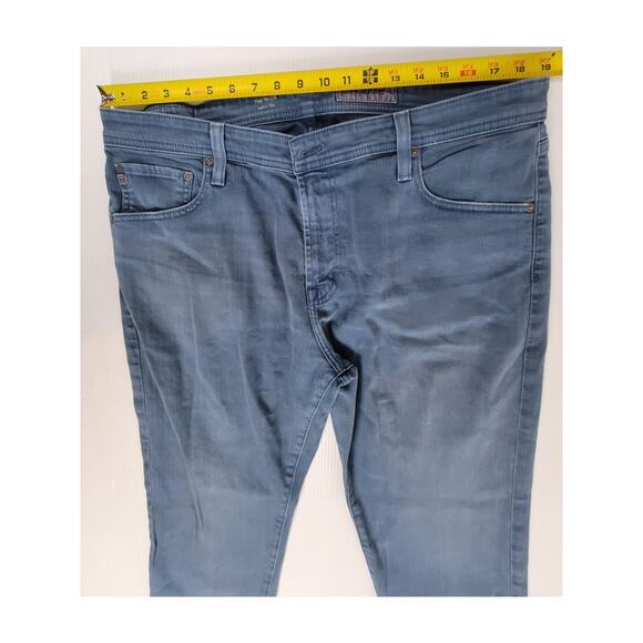 Adriano Goldschmied Tellis Modern Slim Mens 38x42 Blue Ag-ed Denim‎ Pants - Picture 10 of 12